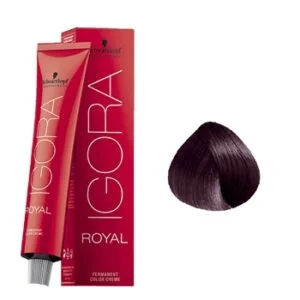 צבע לשיער מספר 4.99- איגורה רויאל שוורצקופף IGORA ROYAL SCHWARZKOPF