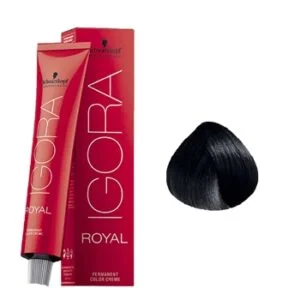 צבע לשיער מספר 1.1- איגורה רויאל שוורצקופף IGORA ROYAL SCHWARZKOPF