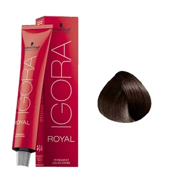 צבע לשיער מספר 4.0- איגורה רויאל שוורצקופף IGORA ROYAL SCHWARZKOPF