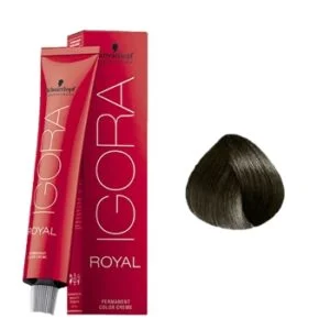 צבע לשיער מספר 5.00- איגורה רויאל שוורצקופף IGORA ROYAL SCHWARZKOPF