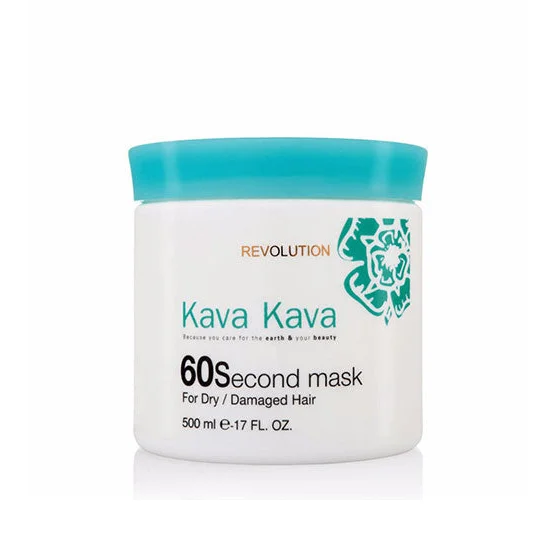 מסכת הזנה 60 שניות לשיער יבש ופגום 500 מ"ל - קווה קווה KAVA KAVA