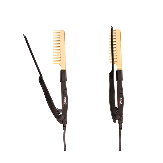 מסרק מחליק טיטניום חשמלי - פולו -POLO אוקטן פרל