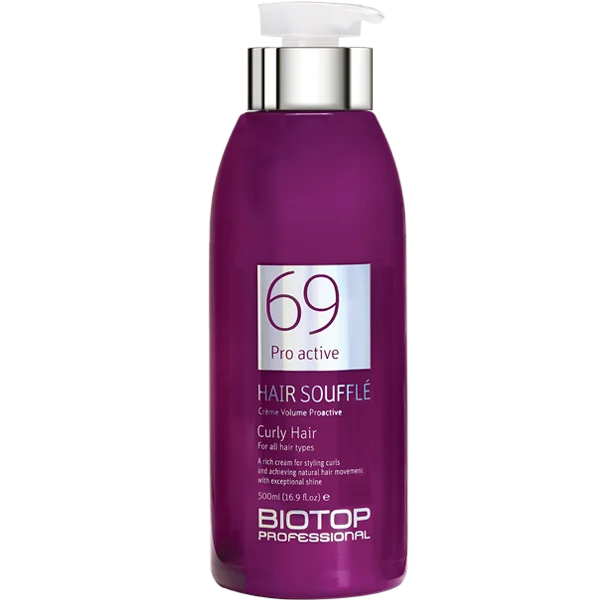קרם סופלה 69 לעיצוב תלתלים 500 מ"ל - ביוטופ BIOTOP