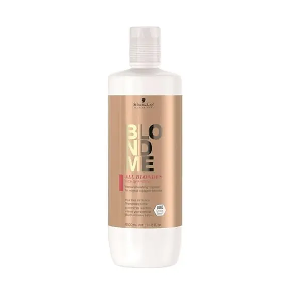 שמפו בלונדמי "ריץ שמפו" לכל סוגי הבלונד לשיער בלונדיני רגיל עד עבה 1000 מ"ל- שוורצקופף Schwarzkopf