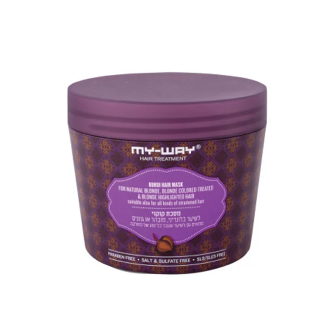 מסכת קוקוי לשיער בלונדיני, צבוע ומובהר 500 מ"ל - מאי וואי MY WAY