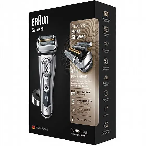 מכונת גילוח בראון מספר 9 9330S- בראון BRAUN