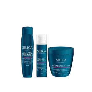 ערכה לשיקום שיער סיליקה - שמפו + מסכה + סירום - אינדולה INDOLA