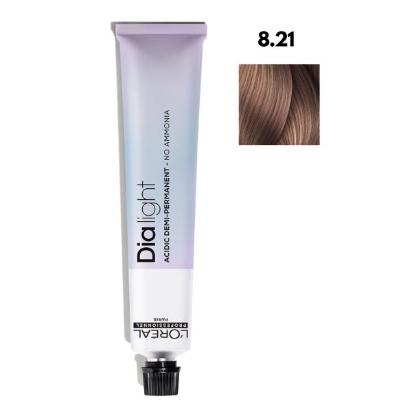 צבע לשיער מספר 8.21 - דיה לייט DIA LIGHT LOREAL