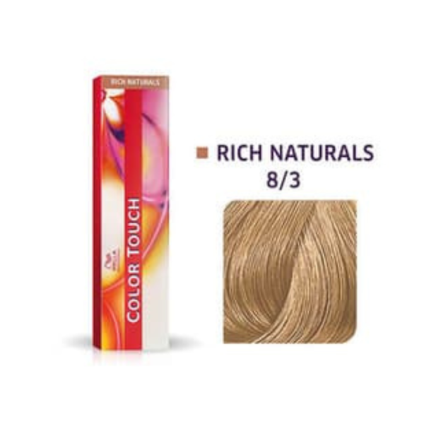 צבע לשיער מקצועי קולור טאץ' 8.3 - WELLA COLOR TOUCH