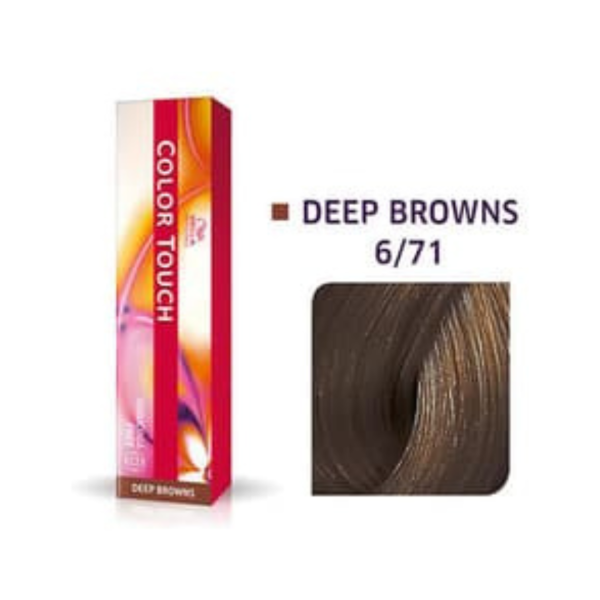 צבע לשיער מקצועי קולור טאץ' 6.71 - WELLA COLOR TOUCH