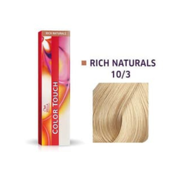 צבע לשיער מקצועי קולור טאץ' 10.03 - WELLA COLOR TOUCH