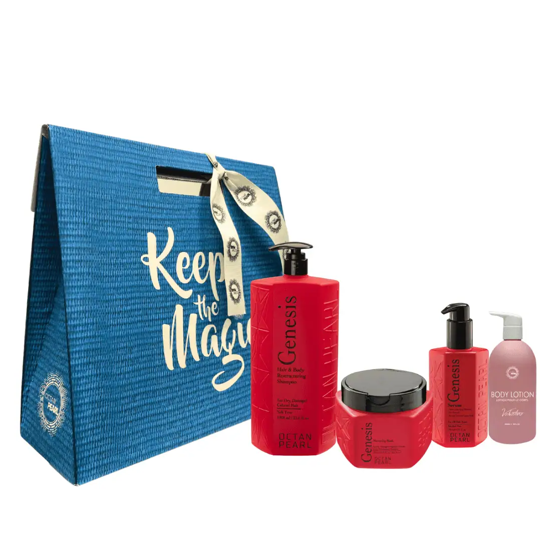 ערכת ג’נסיס שמפו, מסכה, סרום וקרם גוף - אוקטן פרל OCTAN PEARL