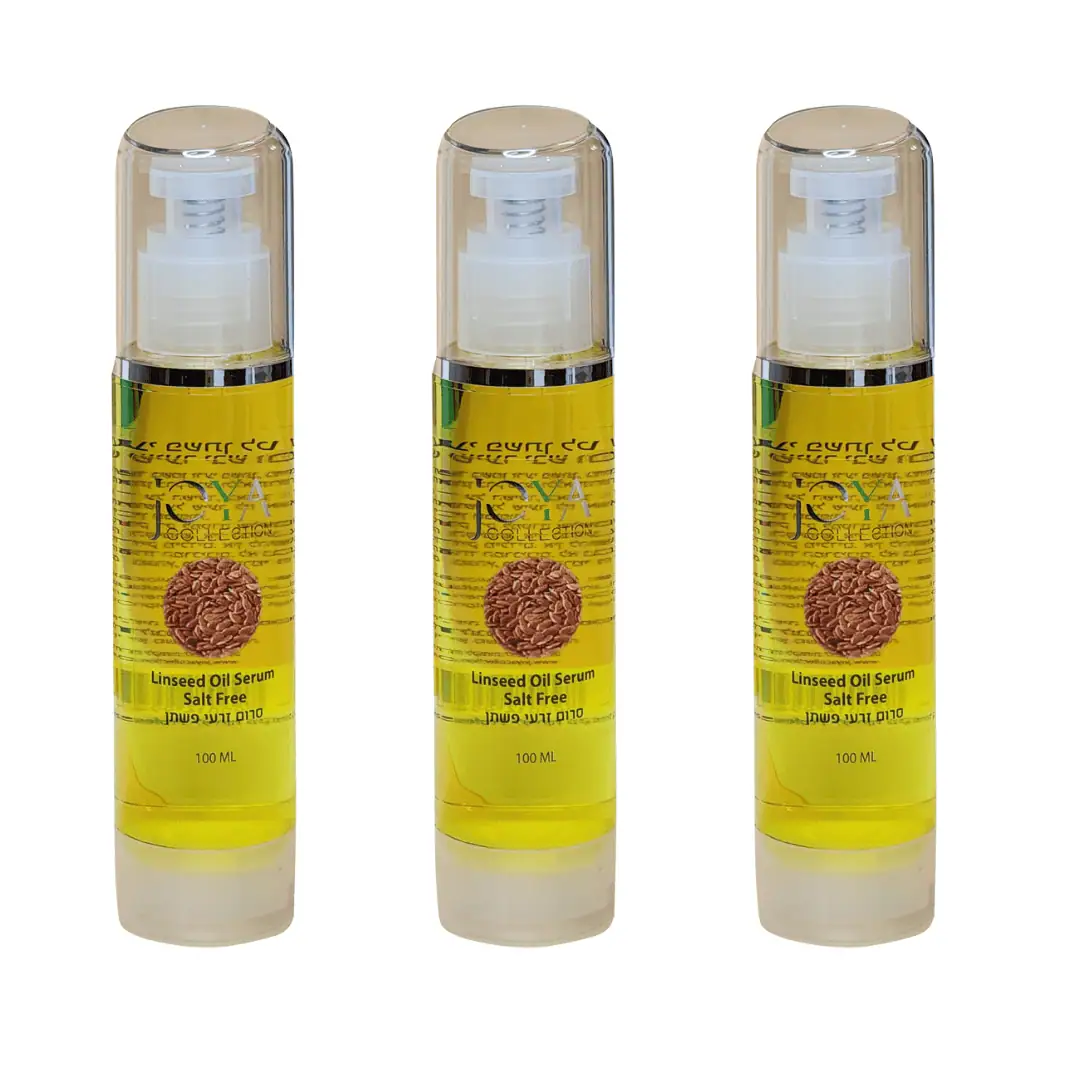 מארז 3 יחידות סרום זרעי פשתן 100 מ"ל - ג'ויה Joya