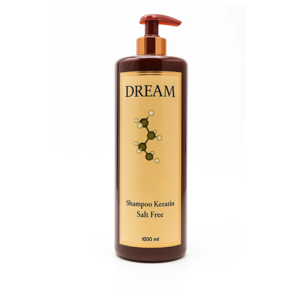 שמפו קרטין ללא מלחים לשיער יבש 1000 מ"ל - דרים DREAM