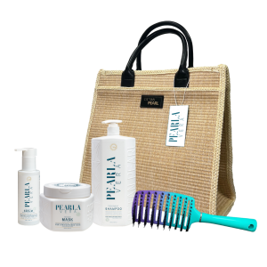 ערכת פרלה וורה שמפו, מסכה, סרום ומברשת - אוקטן פרל OCTAN PEARL