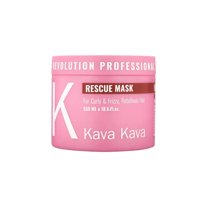 מסכת רסקיו אינטנסיבית לשיער מתולתל 550 מ"ל - קווה קווה KAVA KAVA