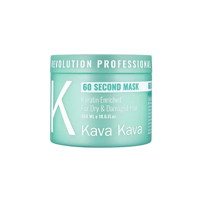 מסכת 60 שניות ללא מלחים 550 מ"ל- קווה קווה KAVA KAVA