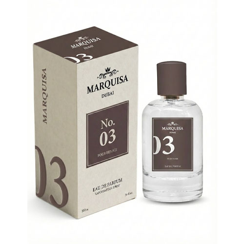 מספר 3 אדפ לאישה 100 מ"ל - מרקיזה דובאי - Marquisa Dubai - No.3 EDP For Women 100ML