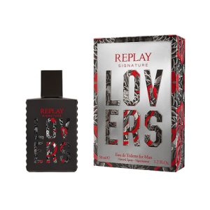 סיגנטור לאברס אדט לגבר 100 מ"ל - ריפליי - Replay - Signature Lovers EDT For Men 100ML