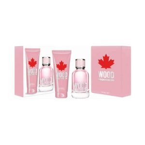 אוד פור הר מארז 2 חלקים אדט לאישה 100 מ"ל + קרם גוף 100 מ"ל - דסקוורד 2 - Dsquared2 - Wood For Her 2PCS EDT For Women 100ML + BL 100ML