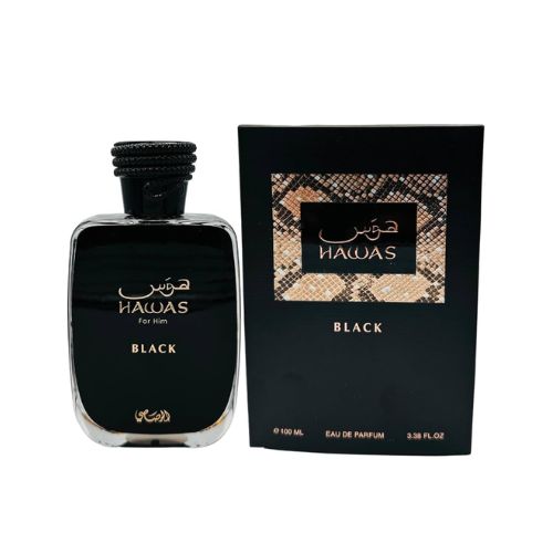 הוואס בלאק אדפ לגבר 100 מ"ל - רסאסי - Rasasi - Hawas Black EDP For Men 100ML