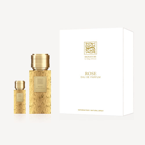 רוז מארז 3 חלקים אדפ יוניסקס 100 מ"ל + בושם מוקטן 15 מ"ל + משפך - סיגנטור - Signature - Rose 3PCS EDP Unisex 100ML + Mini 15ML + Funnel
