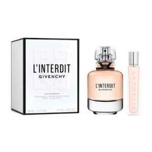 לה אינטרדיט מארז 2 חלקים אדפ לאישה 80 מ"ל + בושם מוקטן 10 מ"ל - ג'יבנשי - Givenchy - L'Interdit 2PCS EDP For Women 80ML + Mini 10ML