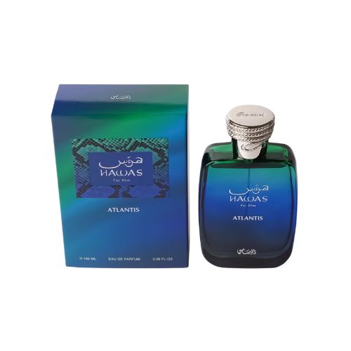 הוואס אטלנטיס אדפ לגבר 100 מ"ל - רסאסי - Rasasi - Hawas Atlantis EDP For Men 100ML