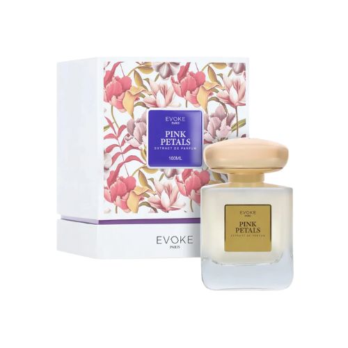 פינק פטאלס אקסטרקט דה פרפיום יוניסקס 100 מ"ל - איווק - Evoke - Pink Petals Extract De Parfum Unisex 100ML