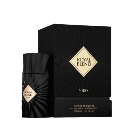 רויאל בלנד נרו אקסטרייט דה פרפיום יוניסקס 100 מ"ל - פרגרנס וורלד - Fragrance World - Royal Blend Nero Extrait De Parfum Unisex 100ML
