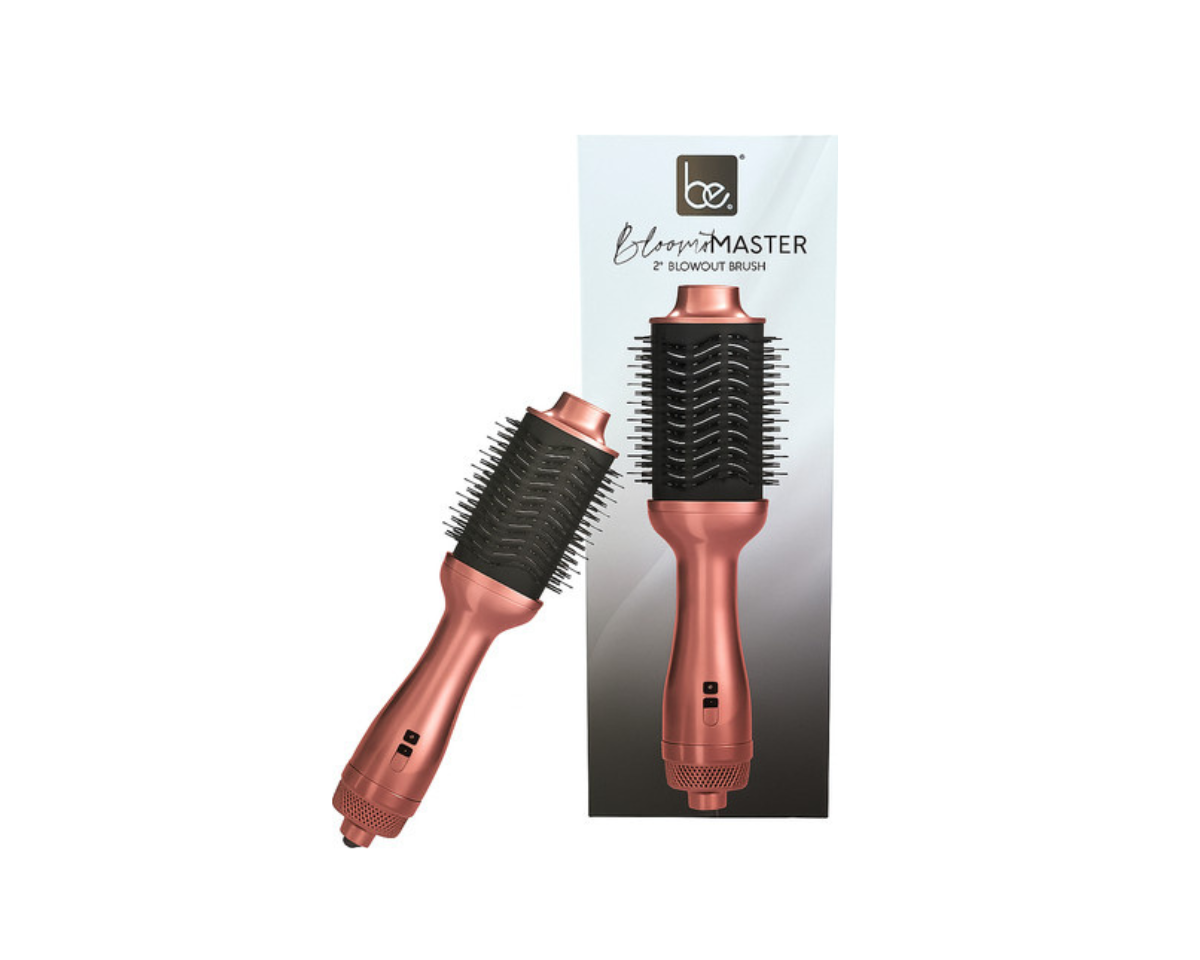 מברשת פן חשמלית blowout צבע רוז גולד- be