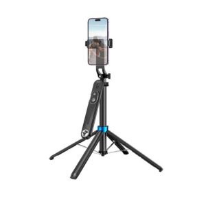 חצובה 4 רגליים 1.75 מטר מוט סלפי עם שלט רחוק Bluetooth דגם HOCO K22