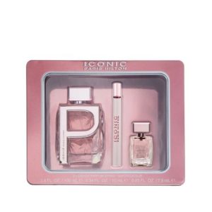 אייקוניק מארז 3 חלקים אדפ לאישה 100 מ"ל + בושם מוקטן 10 מ"ל + בושם מוקטן 7.5 מ"ל - פאריס הילטון - Paris Hilton - Iconic 3PCS EDP For Women 100ML + Mini 10ML + Mini 7.5ML