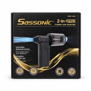 מפוח נייד כולל יחידת שאיבה משולבת Sassonic ססוניק Turbo Air Duster 2in1 ESE122
