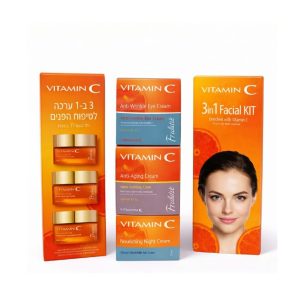 ערכה לטיפוח פנים על בסיס ויטמין C פרולטה - FRULATTE