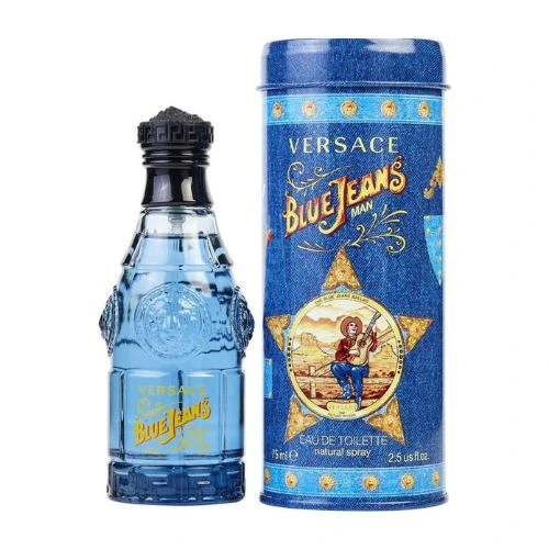 בלו ג'ינס אדט לגבר 75 מ"ל - ורסצ'ה - Versace - Blue Jeans EDT For Men 75ML