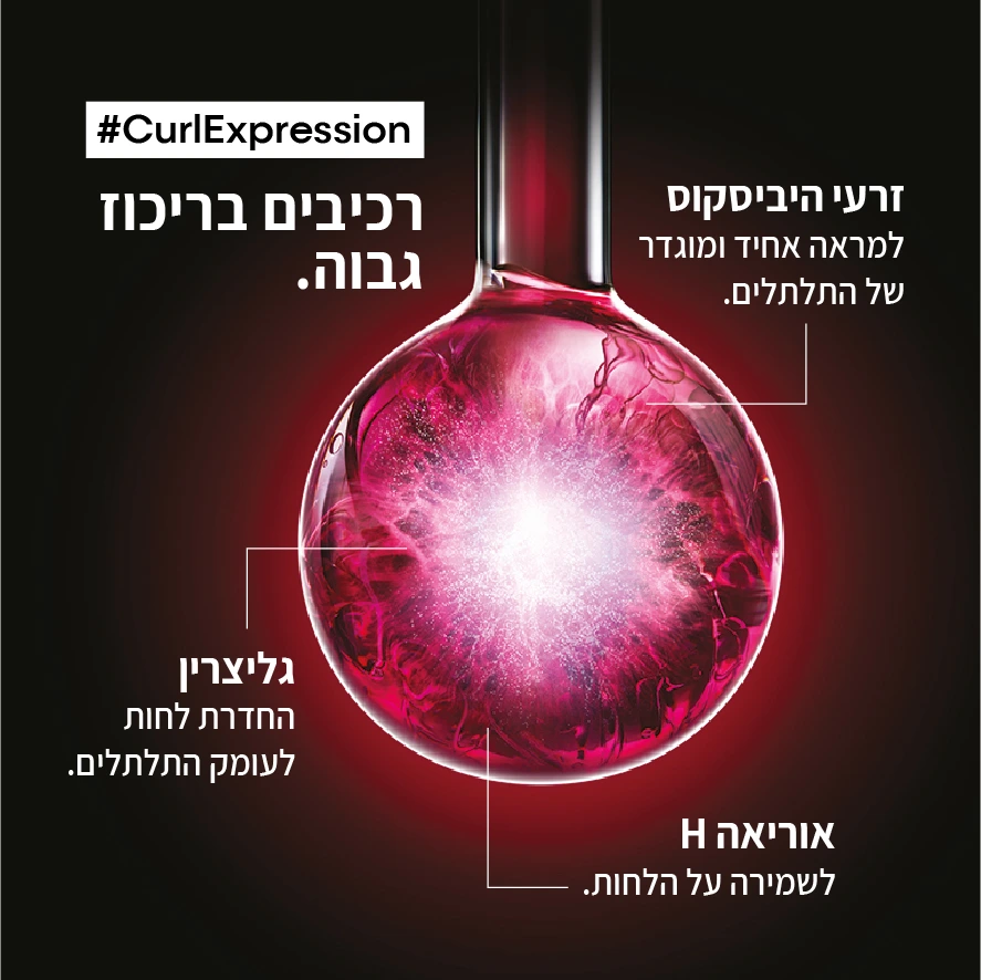 מסכה לשיער מתולתל "קרל אקספרשן" 500 מ"ל - לוריאל LOREAL – תמונה 3