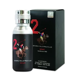 מספר 2 אדט לגבר 100 מ"ל - בברלי הילס פולו קלאב - Beverly Hills Polo Club - No 2 EDT For Men 100ML