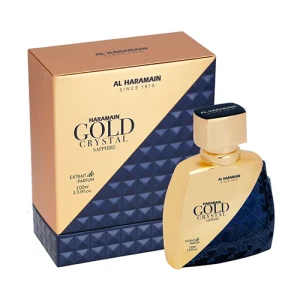 גולד קריסטל ספיר אדפ לאישה 100 מ"ל - אל הרמיין - Al Haramain - Gold Crystal Sapphire EDP For Women 100ML
