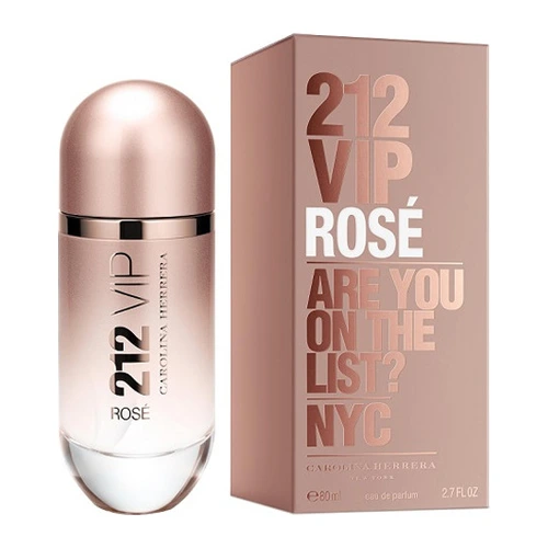 212 וי אי פי רוז אדפ לאישה 80 מ"ל - קרולינה הררה - Carolina Herrera - 212 VIP Rose EDP For Women 80ML