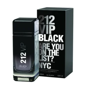 212 וי אי פי בלאק אדפ לגבר 200 מ"ל - קרולינה הררה - Carolina Herrera - 212 VIP Black EDP For Men 200ML