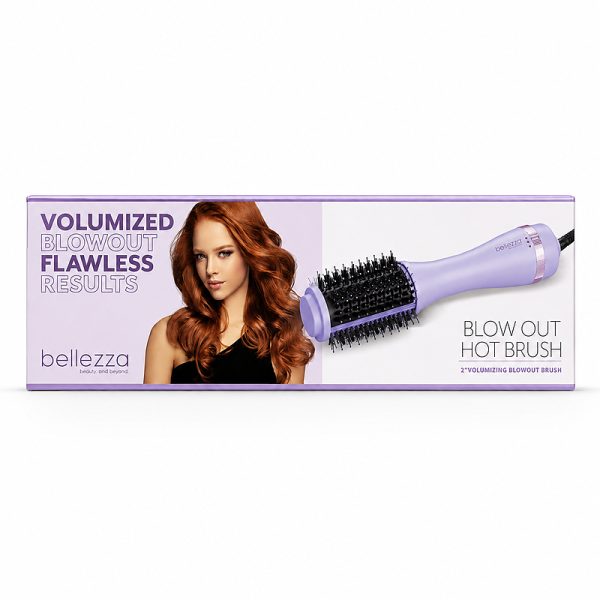 מברשת פן חשמלית Bellezza BZA-HABRSH2-PUR-M - צבע סגול • ביוטישופ מותגים ...
