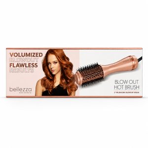 מברשת פן חשמלית Bellezza - צבע רוז גולד