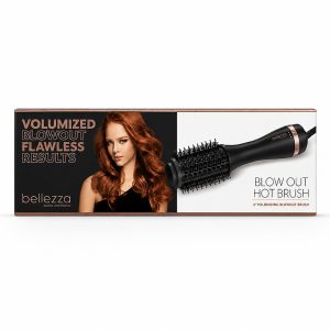 מברשת פן חשמלית Bellezza BZA-HABRSH2-BLK-M - צבע שחור