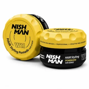 פומייד לעיצוב שיער עם גימור טבעי W11- נישמן NISHMAN