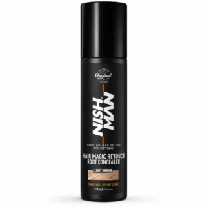 תרסיס צבע שורשים Magic Retouch Root Concealer Light Brown-נישמן NISHMAN