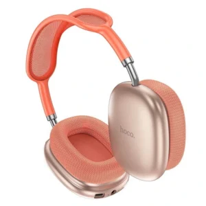 אוזניות אלחוטיות Bluetooth 5.4 זמן שימוש עד 90 שעות תומכות TF/AUX דגם Hoco W55 כתום- הוקו HOCO