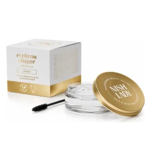 עיצוב וקיבוע גבות גוון שקוף- נישליידי NISH LADY Eyebrow Shaper